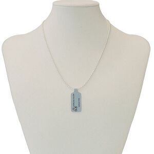 IBB Sterling Silver Diamond Cut Rope Necklace Chain 18"